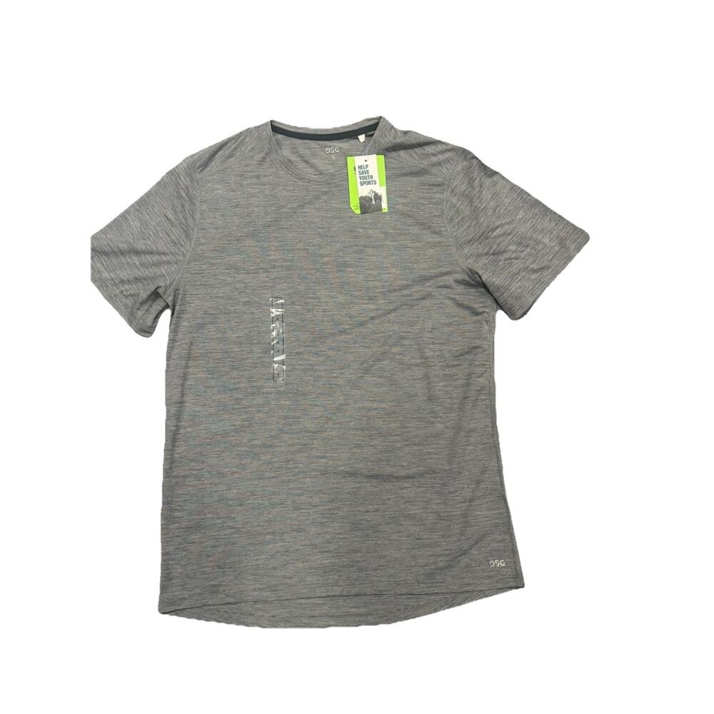 DSG Men’s Movement Tee Size Small Gray Moisture Wicking Training Shirt NWT
